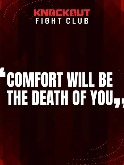 Comfort is the enemy of growth. I push you to step out of your comfort zone because that is where you will find success and adventure.