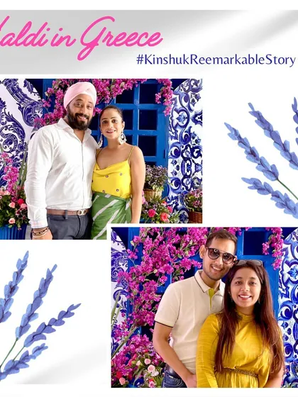 All smiles at the Haldi function. Our booth is designed to get the best, most natural smiles from all your guests, creating memories that last a lifetime.