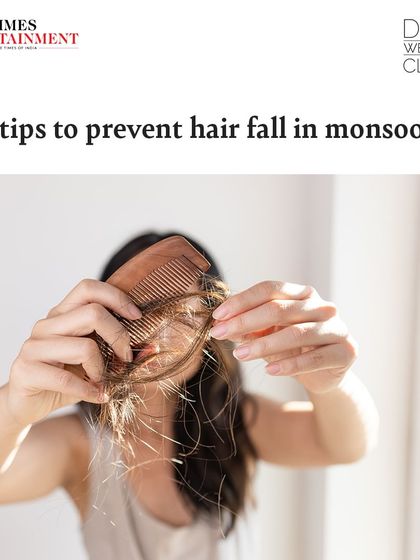 During the monsoon, hair fall becomes a major concern for many. In a feature with Times Entertainment, our founder Ritu Khariyan shares five essential tips to prevent hair fall and keep your hair healthy during this humid season.