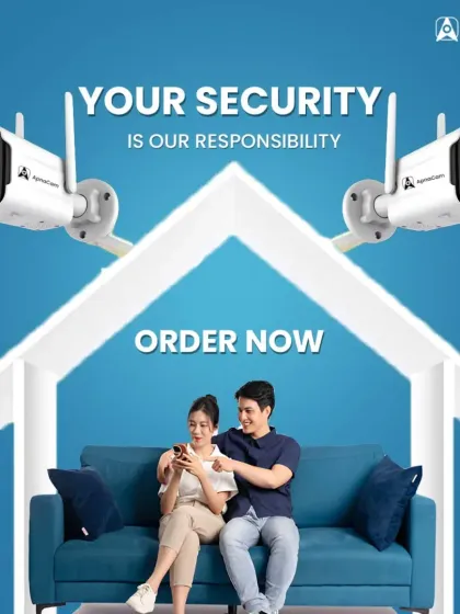 Our bullet cameras stand guard over your home. This image illustrates how they provide security for your family, ensuring your home is a safe haven.