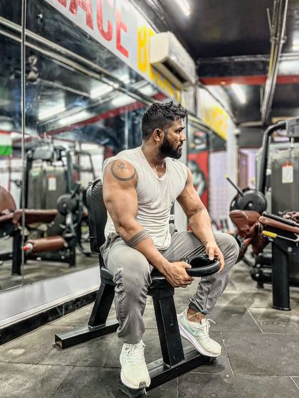 Just big dreams. A seated pose, contemplating the journey ahead. The goal is always to be better.