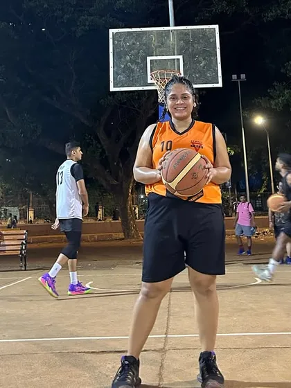The captain of the Rim Raiders, a feisty team from our women's category that lives up to its name.