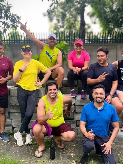 The gang's all here. Posing for a group photo is a must-do ritual after our weekly runs. It’s all about creating memories.