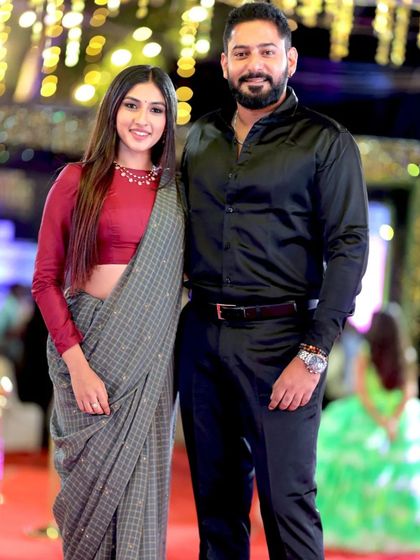 Another portrait of the power couple, capturing their style and presence at the awards night.