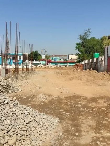 The early stages of construction at our Jammu & Kashmir site. Every project begins with a strong foundation, both literally and figuratively, as we lay the groundwork for an exceptional building.