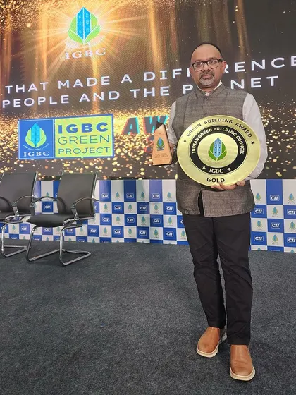 Holding the IGBC Green Project award is a proud moment that validates my focus on sustainable construction. This award for the Venkateshwar Hospital Cancer Block was the result of a collaborative effort to build greener healthcare facilities.