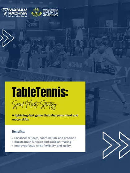 Table Tennis is a lightning-fast game where speed meets strategy. Our program enhances reflexes, boosts decision-making, and improves focus and agility.