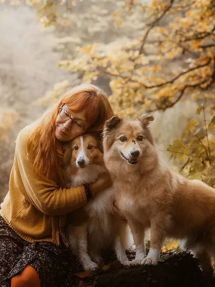 There's something magical about autumn in Luxembourg, and sharing it with your furry best friends makes it even better. I live for capturing these cozy, warm hugs amidst the golden leaves, creating a memory that feels as warm as it looks.