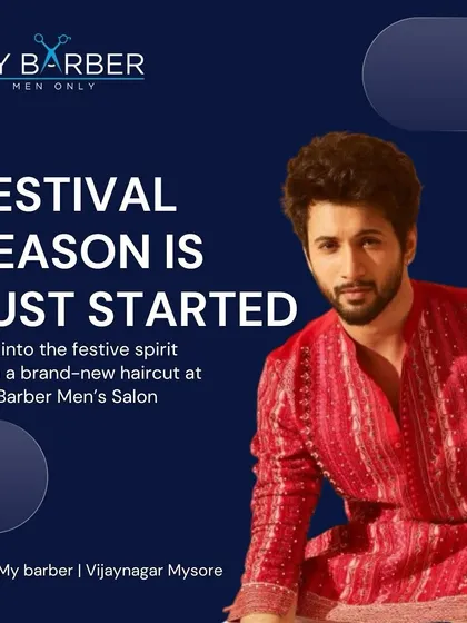 The festival season has started. Get into the spirit with a brand-new haircut from our salon in Vijayanagar, Mysore, and look sharp for every occasion.