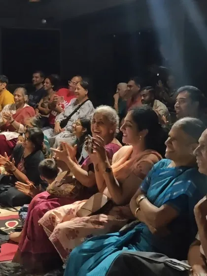 This is why I do what I do. The sight of a happy, engaged audience, completely lost in the performance, is the greatest blessing. Our cosy setup ensures every seat is the best seat in the house.