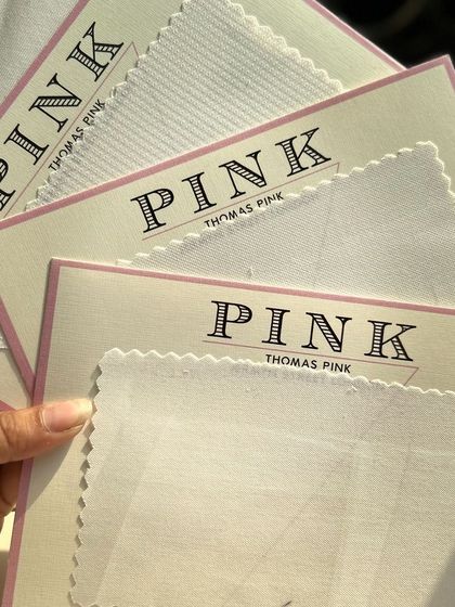 Introducing our best-selling summer fabrics from Thomas Pink. These lightweight white cottons are perfect for crafting crisp, breathable custom shirts.