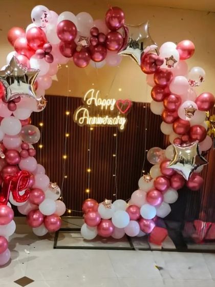 Special Entry - Private Party & Milestone Decoration Elegant Birthday & Anniversary Setups photo 9