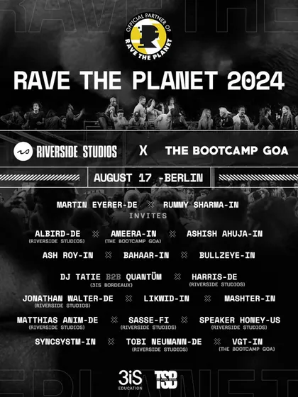 Another look at the massive lineup for our float in Berlin. So many talented friends and colleagues in one place.
