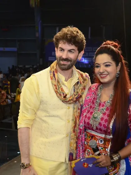 With actor Neil Nitin Mukesh, another example of my work with Bollywood celebrities.