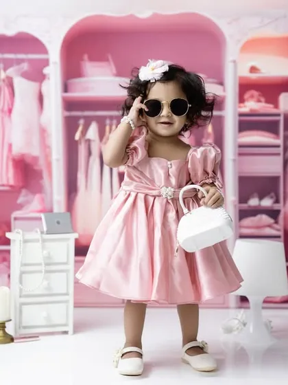 Adjusting her sunglasses like a true style icon. We love capturing these funny and character-filled moments.