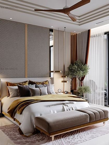 N.K. Architects - Interior Design Serene & Luxurious Bedrooms photo 25
