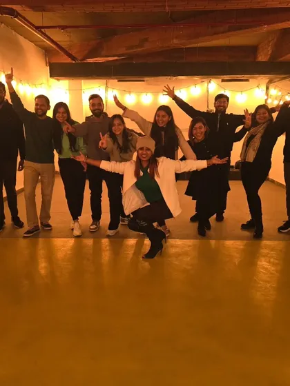 All smiles and energy! Another great group photo with our amazing students after a successful workshop.