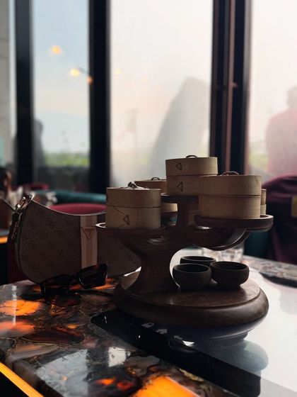 The unique dim sum presentation at CAD Noida. It's these Instagram-worthy details that get my audience excited to visit.