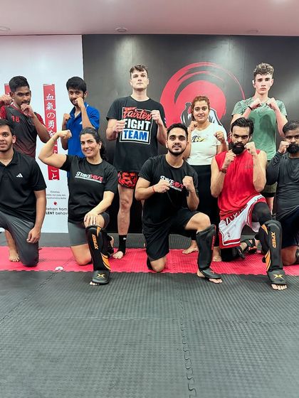 The evening batch at StrikeHive, a mix of dedicated students ready to learn and push their limits.