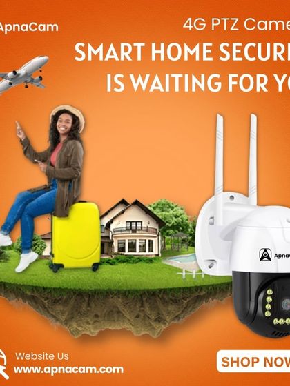 Smart home security is waiting for you. Our 4G PTZ camera allows you to travel without worry, knowing you can monitor your home from anywhere in the world.