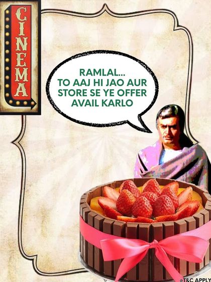 A fun, Bollywood inspired cake for a Mother's Day special. This KitKat cake with fresh strawberries is a crowd pleaser and shows how I like to add a playful twist to my creations.