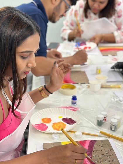 Paint Bar - Corporate Events & Team Building Crafty Creations: Jesmonite & Puzzle Art photo 24