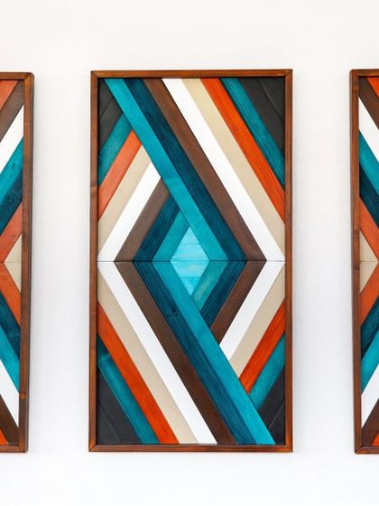 Best of Bharat - 3D & Sculptural Wall Art Colorful Boho & Aztec Mosaics photo 4