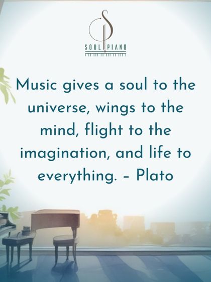 "Music gives a soul to the universe, wings to the mind, flight to the imagination, and life to everything." This quote by Plato perfectly captures the transformative power of music that I strive to share.