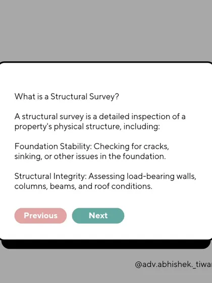 A structural survey involves a detailed inspection of a property's physical condition. This includes checking the foundation for stability and assessing the integrity of load-bearing walls, columns, beams, and the roof to identify any potential risks.