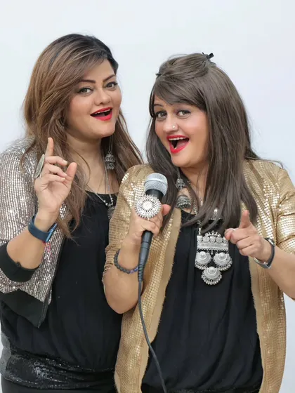 We are Preety & Pinky. Two sisters, one voice. Our bond is our strength, and we bring that unity and joy to every performance, creating a show that comes straight from the heart.