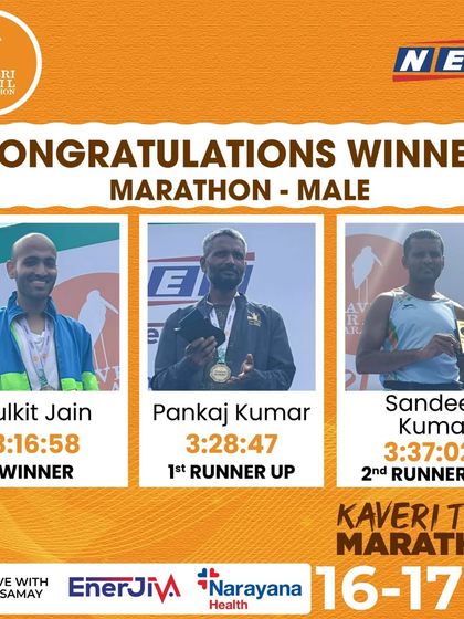 Congratulations to our marathon winners. You conquered the trails and your own limits with an incredible performance.