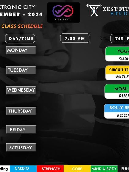 Zest Fitness Studio - Group Fitness Classes Class Schedules & Program Variety photo 8
