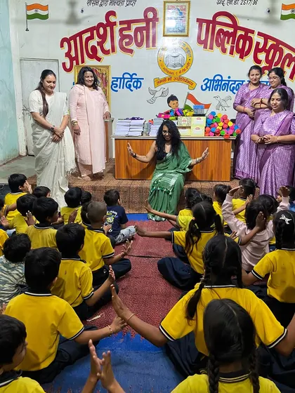 Interacting with the students and sharing stories. These moments of pure joy remind me of what's truly important in life.
