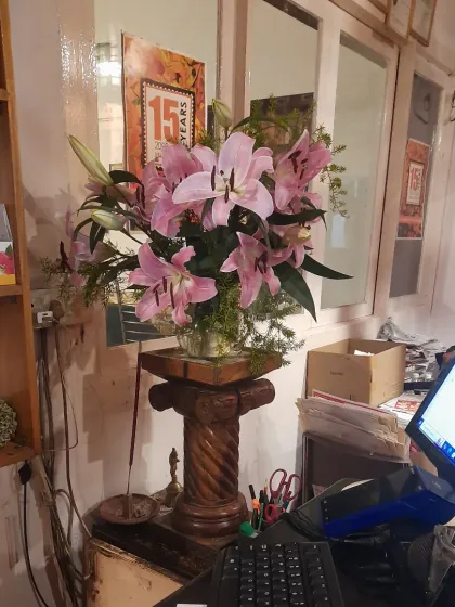 A beautiful gift of flowers from a guest to celebrate the launch of SoulStage. We are so grateful for our loving community.