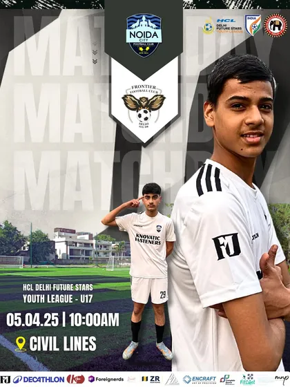 The official poster for our U17 team's fourth matchday.