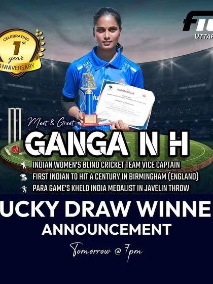 We believe saadhanege kammi illa, even without sight, there’s no limit to achievement. We are incredibly proud of our athlete Ganga, Vice Captain of the Indian Women’s Blind Cricket Team and a Para Games medalist. Our tribe is for everyone.