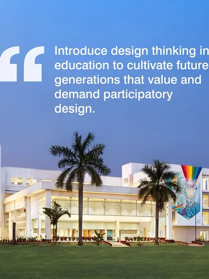 We believe in introducing design thinking early in education. This helps cultivate future generations that value and demand participatory design, leading to better cities for everyone.