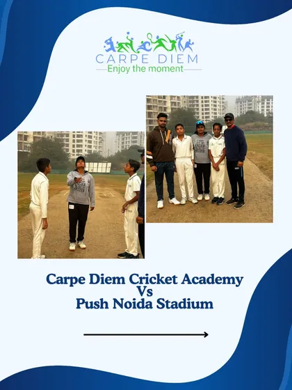 A massive 199 run victory for our junior team against Push Noida Stadium. Reyansh Dixit's 3 wickets were crucial in this dominant performance.