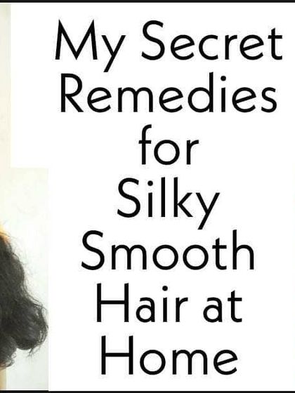 Here are my secret remedies for getting silky smooth hair at home, without any chemicals or expensive salon treatments.