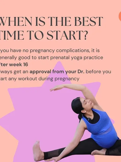 The best time to start prenatal yoga is generally after week 16, once you have your doctor's approval and are past the initial fatigue of the first trimester.