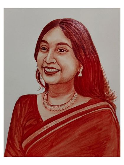 Sharan Ediga - Custom Portrait Art Blood Portraits: Your Story in Art photo 57