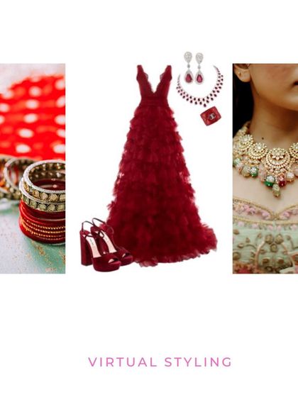 A look at our virtual styling service in a nutshell. This collage represents how we bring together outfits, jewelry, and accessories to create a complete look for our clients abroad.