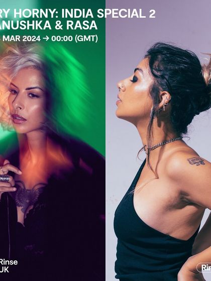 The official flyer for my feature on Rinse UK and Rinse France for the Jerry Horny residency.