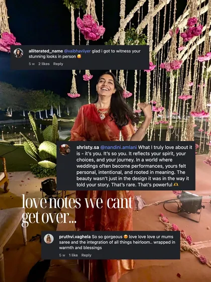 More 'love notes' we can't get over. When a client says our work reflects their spirit, choices, and journey, we know we have succeeded in our mission to create personal, intentional, and rooted wedding style.