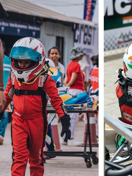 A collage of our micro-max driver at the National Championship.