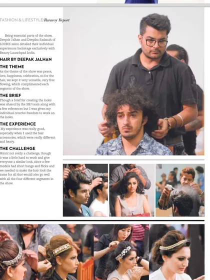 A throwback to a feature in a fashion and lifestyle runway report. This article detailed my creative process for a show, from the theme and brief to the final execution.