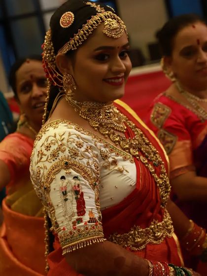 Trendsboutique - Custom Bridal & Festive Wear for Women The Bride's Story: Themed Embroidery Blouses photo 6