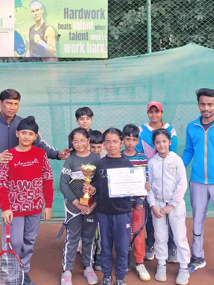 8-year-old Bani Kaur reaching the finals in her very first AITA National U-12 tournament, showcasing incredible early potential.