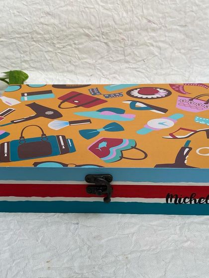 Neetikriti - Hand-Painted Home Decor & Personalized Gifts Custom Organizer Boxes photo 20