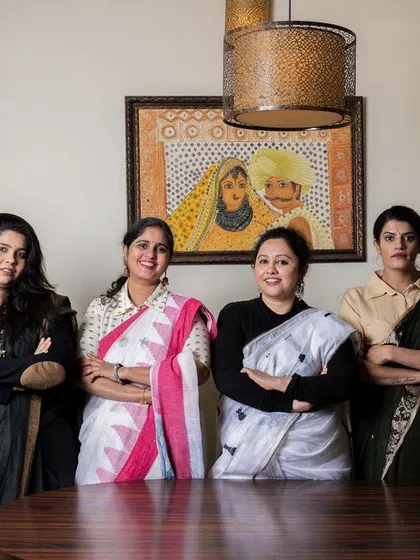 There is immense power in a community of determined women. This photo captures the spirit of my work, surrounded by professionals who are ready to rise and own their space with confidence.